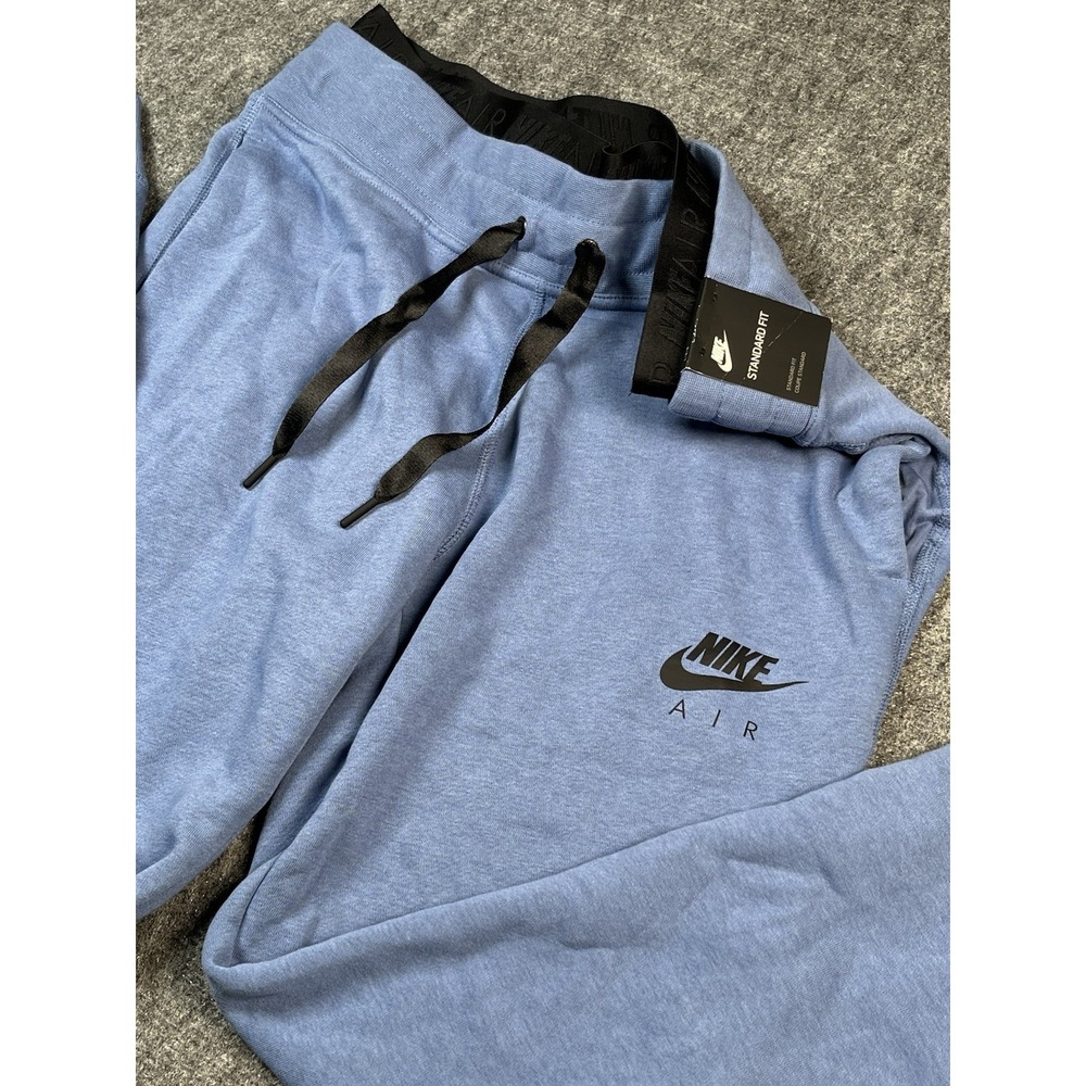 Nike Air Fleece Jogger women Large Sweatpant Comfort Pull on Blue CN7087-458 New